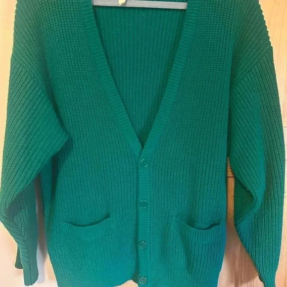 Vintage‎ Relay Men’s Knit Button Up Cardigan Size 40 - Picture 9 of 10